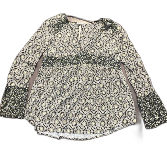 Free People Rolling Hills Tunic Printed Babydoll Top - Picture 2 of 7